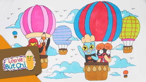 Vẽ lễ hội khinh khí cầu trên thế giới