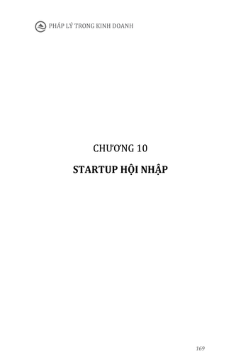 Chương 10: Startup hội nhập