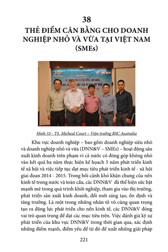 1. Thẻ điểm cân bằng cho doanh nghiệp nhỏ và vừa tại Việt Nam (SMES)
